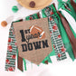 Football 1st Year Down Birthday High Chair Banner,Football 1st Birthday