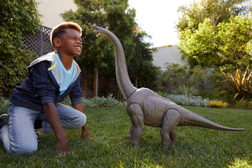 Jurassic World Brachiosaurus Figure: 28-inches High and 34-inches Long (71.12 cm x 86.36 cm) with Authentic Sculpting, Articulation, Color & Texture,