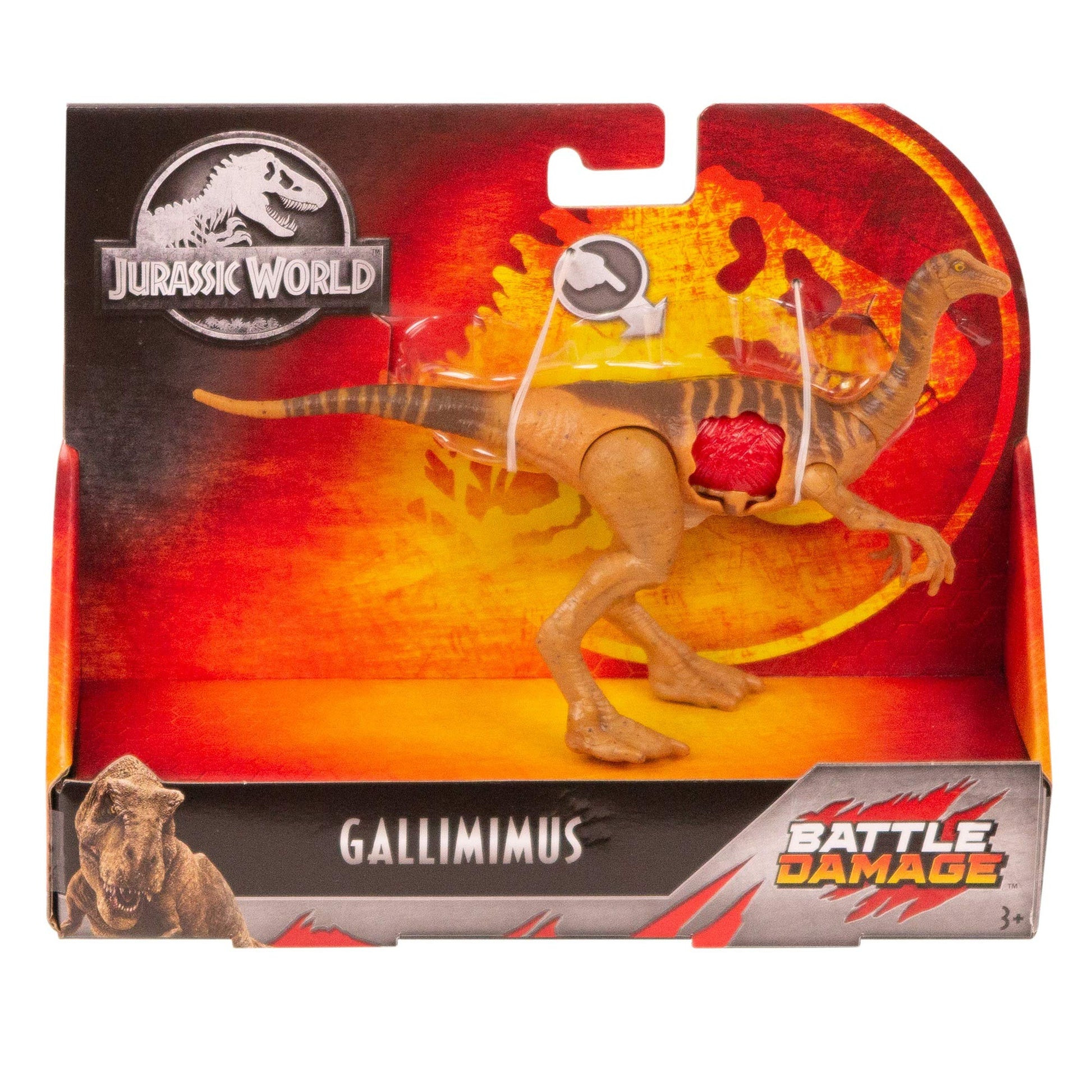 JURASSIC WORLD BATTLE DAMAGE Gallimimus