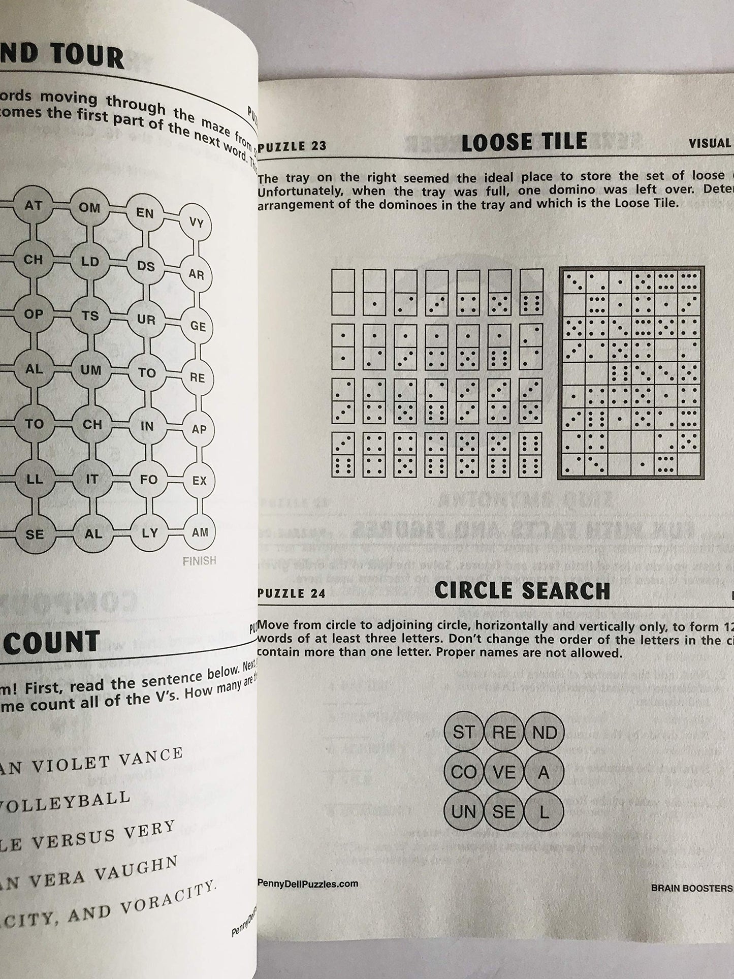 Volume 4 of Brain BOOSTERS from The Collectors Series Penny Press