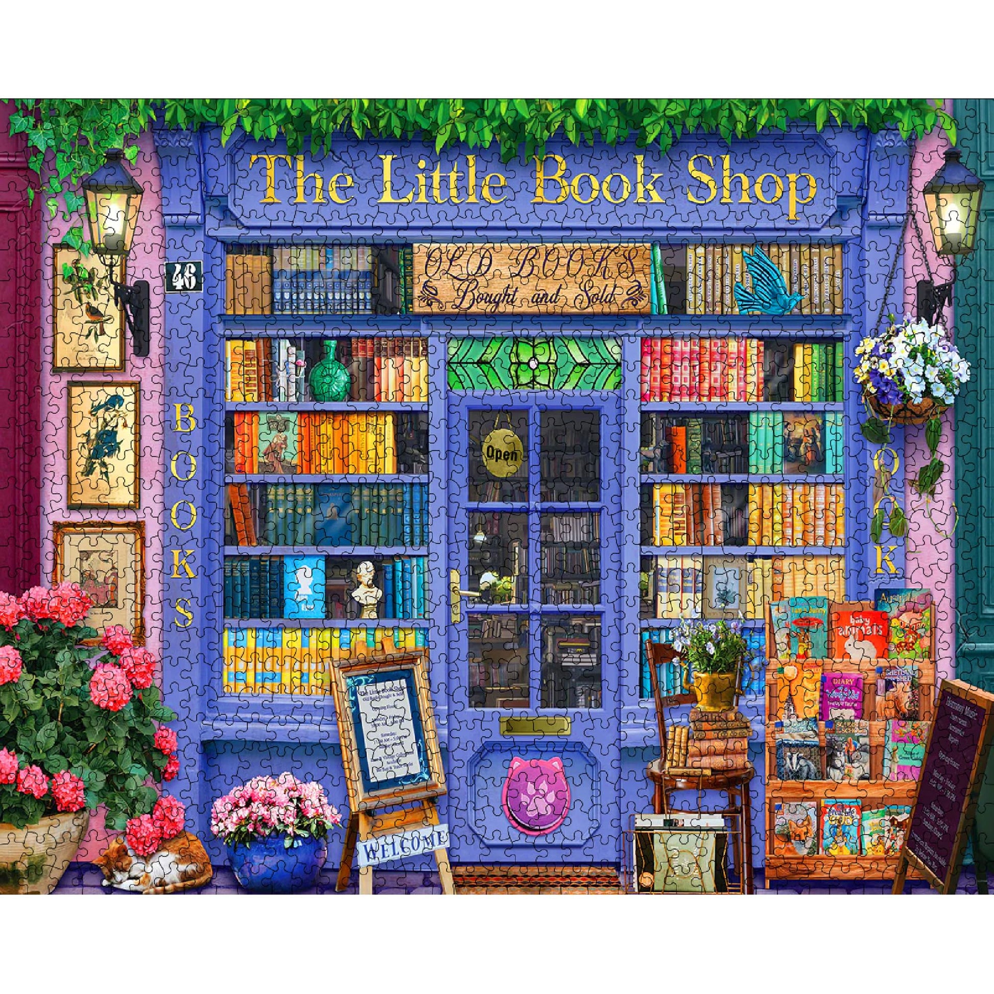 White Mountain 1000 Piece Jigsaw Puzzle Scenic Spring, The Little Book Shop