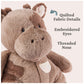 GUND Baby Oh So Snuggly Cow Plush, Cow Stuffed Animal for Babies and Infants, Brown, 12.5”