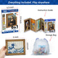 TOSY Picture Cube Iconic Masterpieces: 6-in-1 Magnetic Picture Puzzle, 80 Blocks,480 Puzzle Faces, 0.6in, B041, Seamless UV Art, Display-Ready Frame