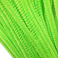 Carykon Super Fuzzy Chenille Stems Pipe Cleaners, Pack of 100 (Light Green)