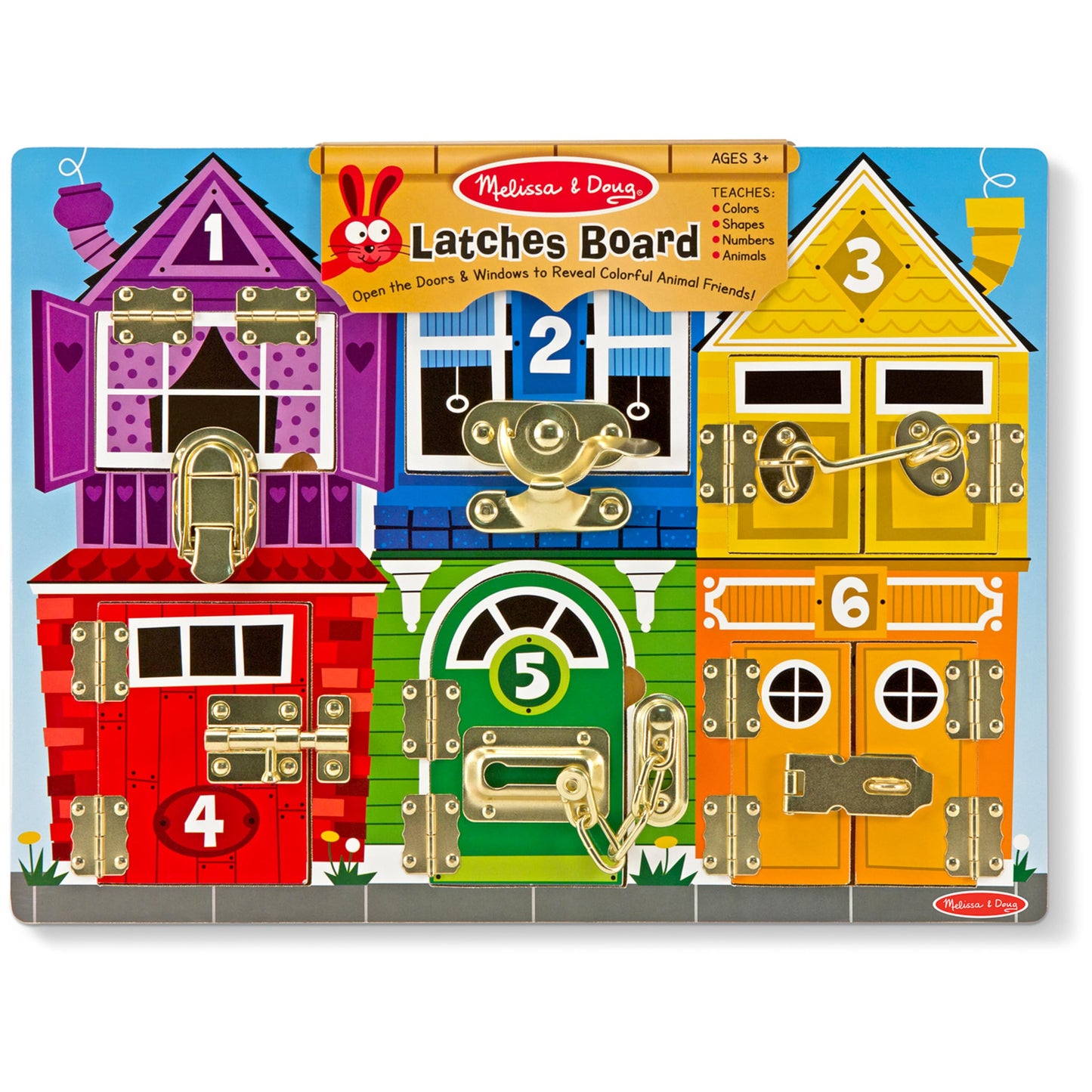 Melissa & Doug Latches Board, 1 EA