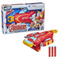Avengers Marvel Mech Strike Iron Man Strikeshot Gauntlet Role Play Toy with 3 NERF Darts, Pull Handle to Expand, for Kids Ages 5 and Up