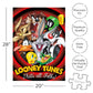 AQUARIUS Looney Tunes Cast Poster That's All Folks 1000 Piece Jigsaw Puzzle
