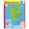 Continent of North America Learning Chart
