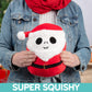 Squishmallows Original 8-Inch Jack Skellington Santa Claus- Nightmare Before Christmas - Official Jazwares Disney Plush - Collectible Soft & Squishy