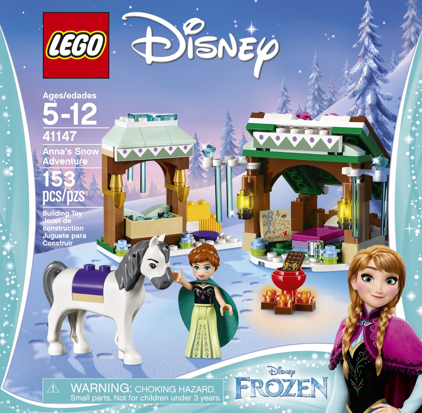 LEGO Disney Frozen Anna's Snow Adventure 41147, Disney Princess Toy