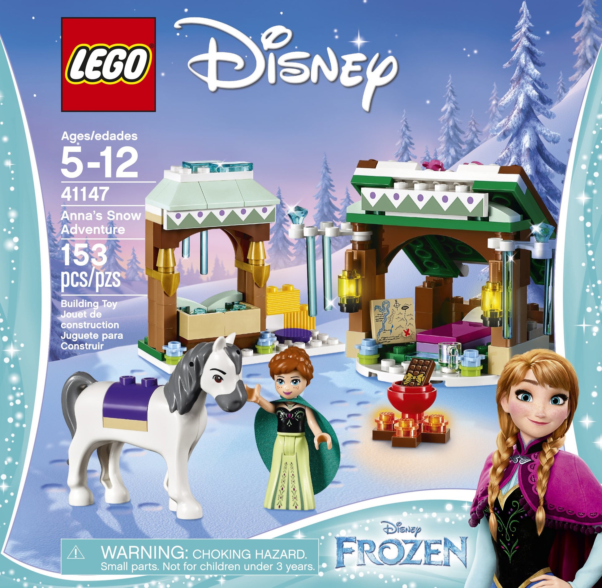 LEGO Disney Frozen Anna's Snow Adventure 41147, Disney Princess Toy