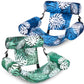 Sloosh Pool Floats Adult, 2 Packs Inflatable Pool Lounge Chairs,Blow up Hammock Pool Noodles Floats for Adults,Floating Water Chair for Pool Party