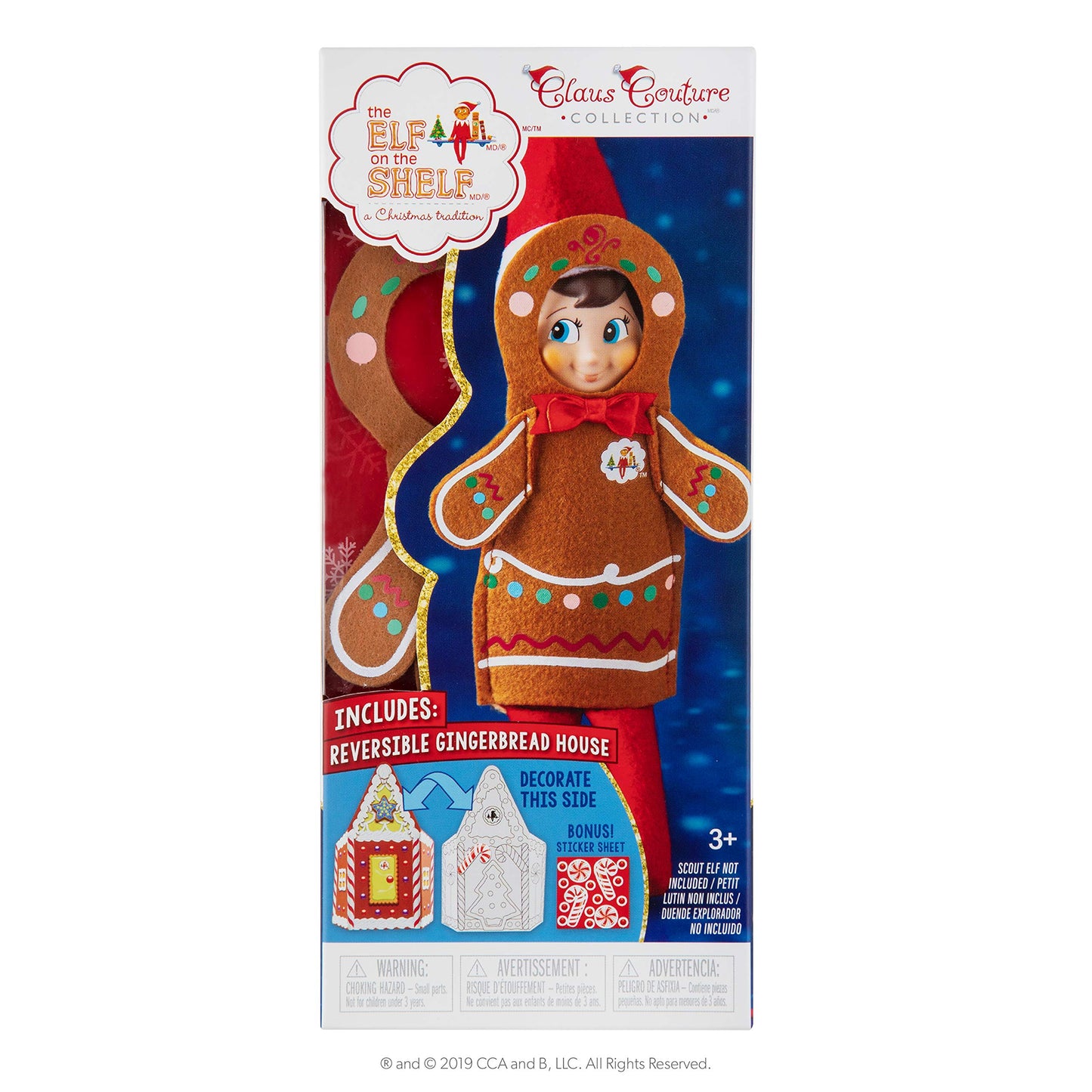The Elf on the Shelf Claus Couture Jolly Gingerbread Set