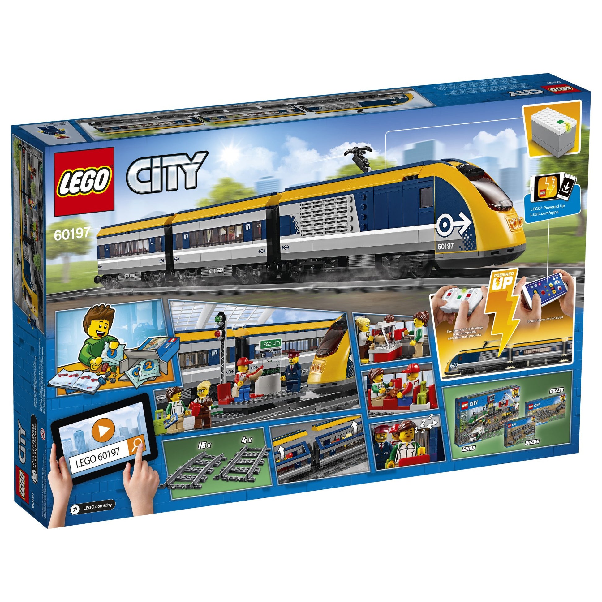 LEGO City Passenger Train 60197 Building Kit (677 Pieces), Standard