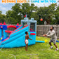 Whubefy 13FT Classic Inflatable Bounce House Water Slide Park for Kids 3-8