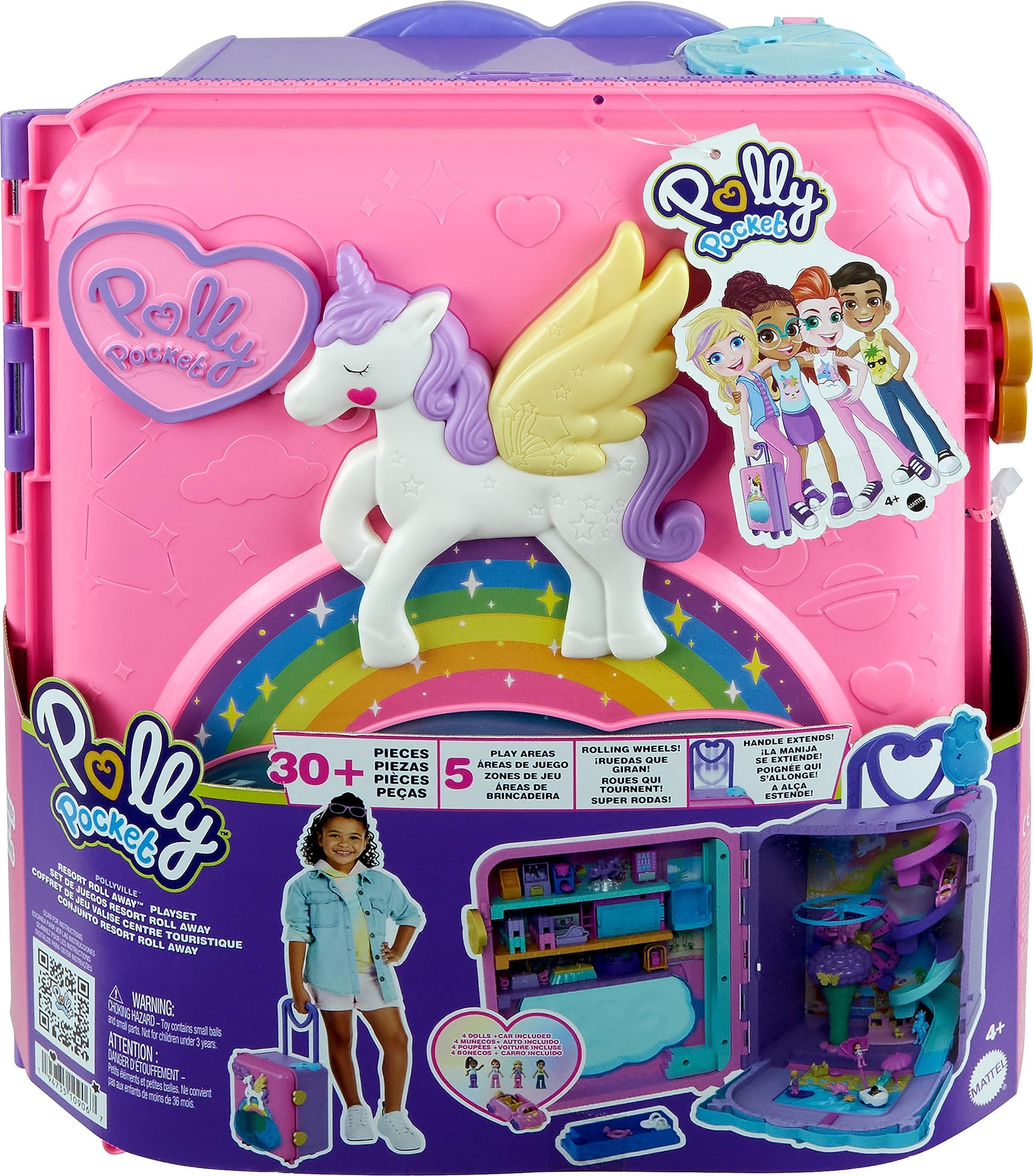 Polly Pocket Resort Roll Away Playset
