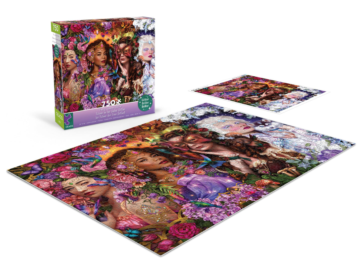 Ceaco - Glitter - Fairy Queens - 750 Piece Jigsaw Puzzle