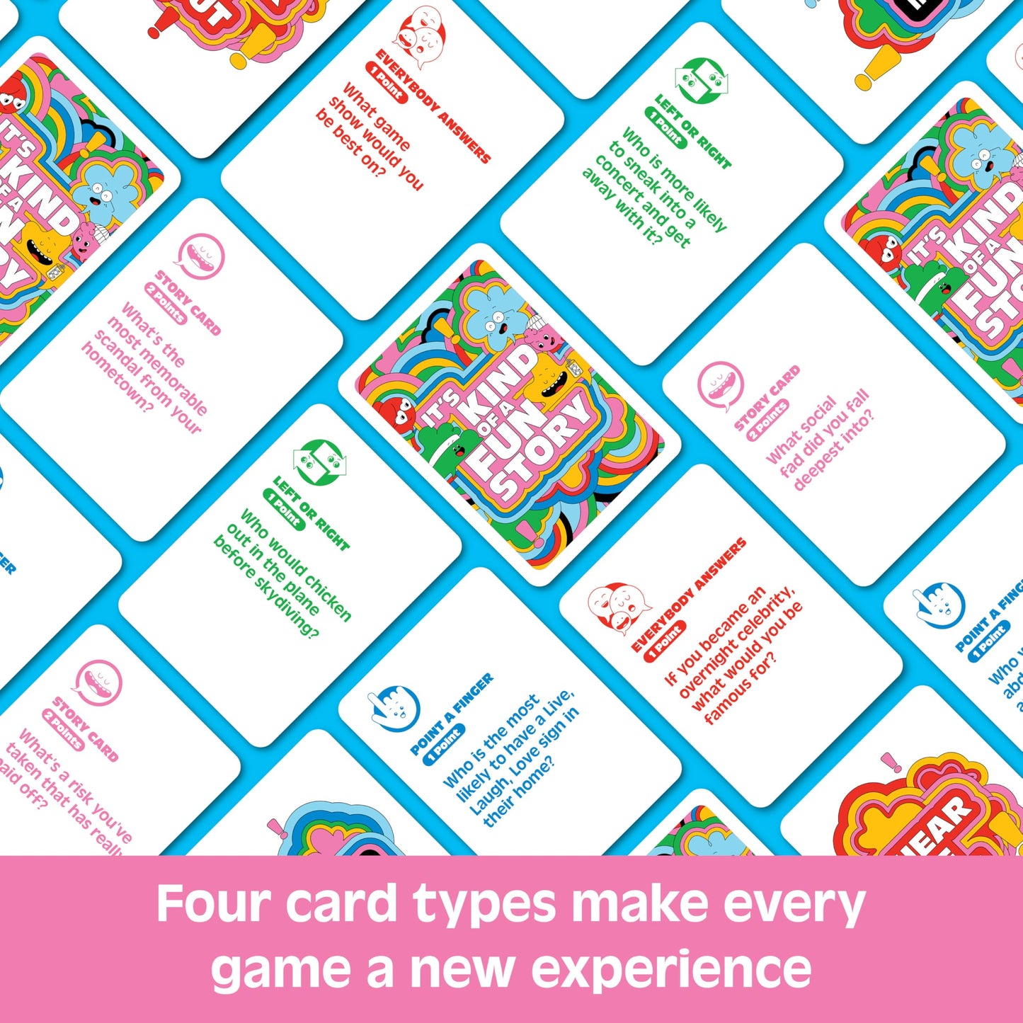 It’s Kind of a Fun Story - Adult Party Game & Storytelling Card Game with 320 Conversation Cards for Friends, Couples, Families, Game Nights