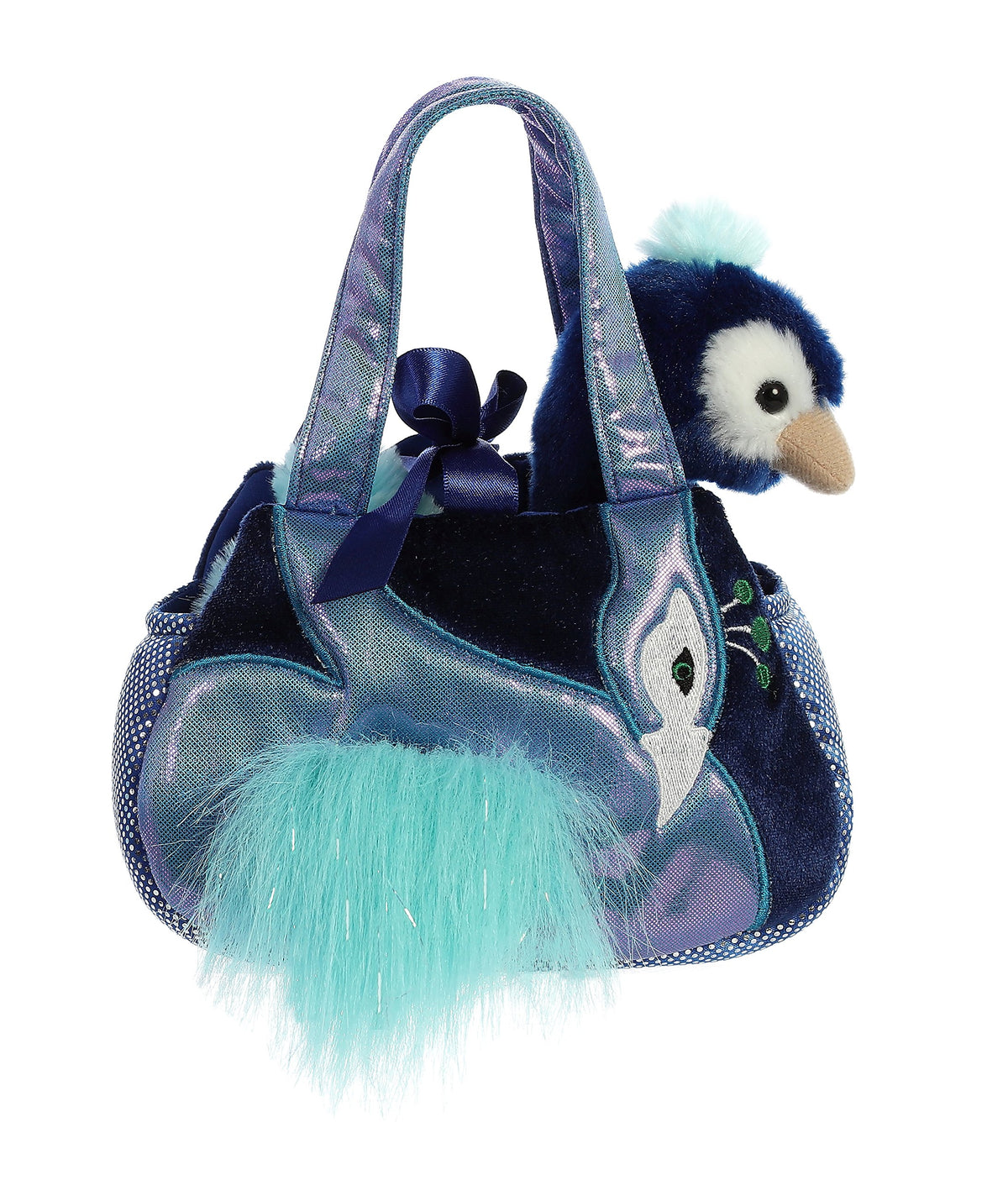 Aurora - Pet Carrier - 7" Mora Peacock Carrier, Multicolor