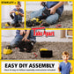 Stanley Jr Take Apart Front Loader Kit for Kids TT002-SY: Children’s 25 Piece Yellow STEM Construction Toy with Figure, Screwdriver, Bolts for Ages 3+