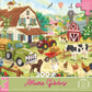 Ceaco - Olivia Gibbs Happy Farm Life 300 Piece Jigsaw Puzzle, Colorful Farm Scene