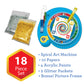 Lollipop Paw Patrol Spin Art for Kids - Paper Spinning Machine, Paint Spinner Station & Spiral Arts Kit with Frame, Blue