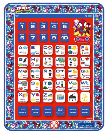 LEXiBOOK, Spidey Learning Tablet, JCPAD002SPi2