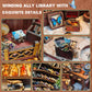 DIY Miniature House Kit, DIY Book Nook with LED Light | 3D Puzzles for Adults and Teens, Tiny House Building Kits for Bookshelf Decor, Relaxing Gift