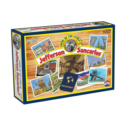 University Games Sababa Toys Where in the World is Jefferson Sancarlos