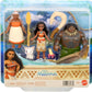 Mattel Disney Moana Small Doll 3-Pack with Moana, Maui the Demigod & Gramma Tala, Plus Pua the Pig, Crab Figure & 2 Accessories, Inspired by Movie