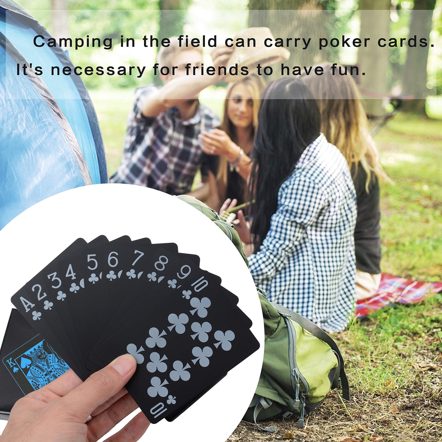 FNODGOING Poker Playing Cards Dice Sets Poker Table Cards PVC Stacking Cup Dice Grade AAA Precision Casino Craps Dice with Razor Edges and Corners