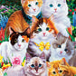 MasterPieces 300 Piece EZ Grip Jigsaw Puzzle - Purrfectly Adorable - 18"x24"