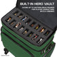 ENHANCE Collector's Edition RPG Adventurer's DnD Bag - Dragon Hide Exterior Travel RPG Bag with Tabletop Miniatures Storage Vault, Mat Holder, DnD