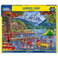 White Mountain 1000 Piece Jigsaw Puzzle Fun Lake Day, Summer Camp