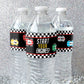 Race Car Birthday Water Bottle Labels, 20 Count