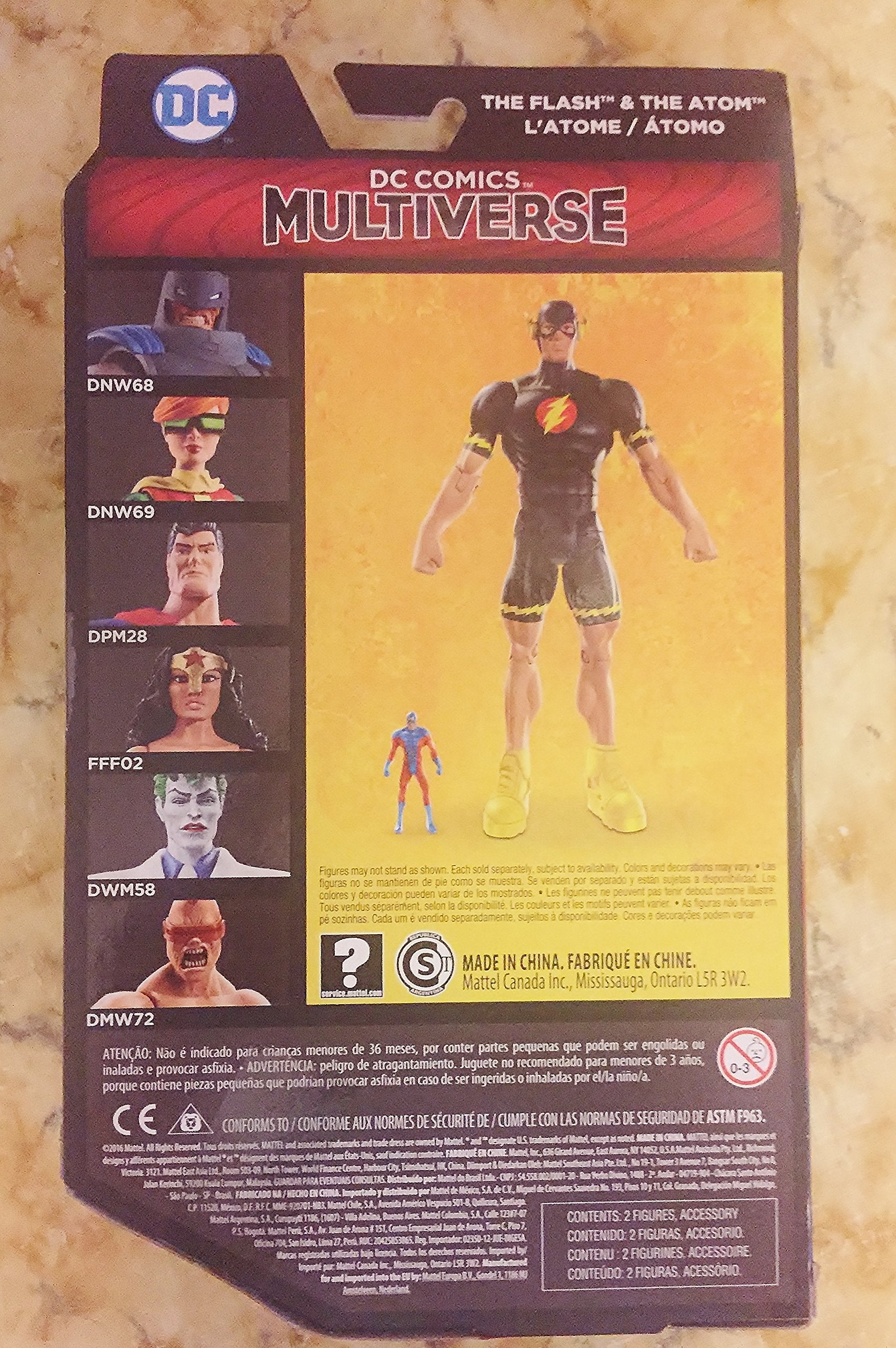 DC Multiverse The Flash and The Atom Figures from The Dark Knight Returns 2: The Dark Knight Strikes Again