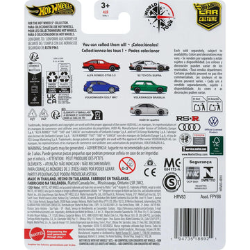 Hot Wheels Premium Car Culture 2024 World Tour - Alfa Romeo GTV6 3.0-0/5 Chase, Black