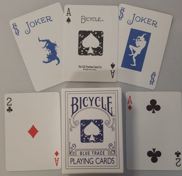 Bicycle Blue Trace Deck Playing Cards