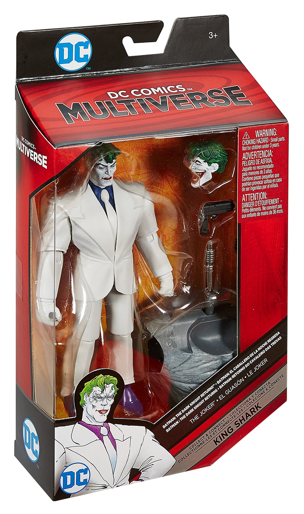 DC Super Friend Multiverse Batman The Dark Knight Returns The Joker Figure, 6"