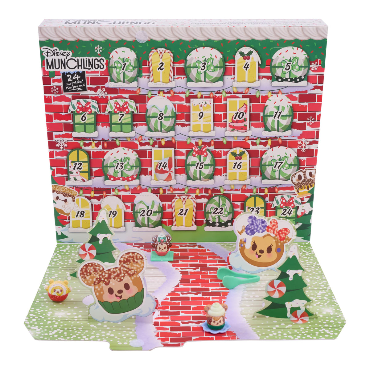 Disney Munchlings Advent Calendar with Color Change and Scented Figures, 31-pieces