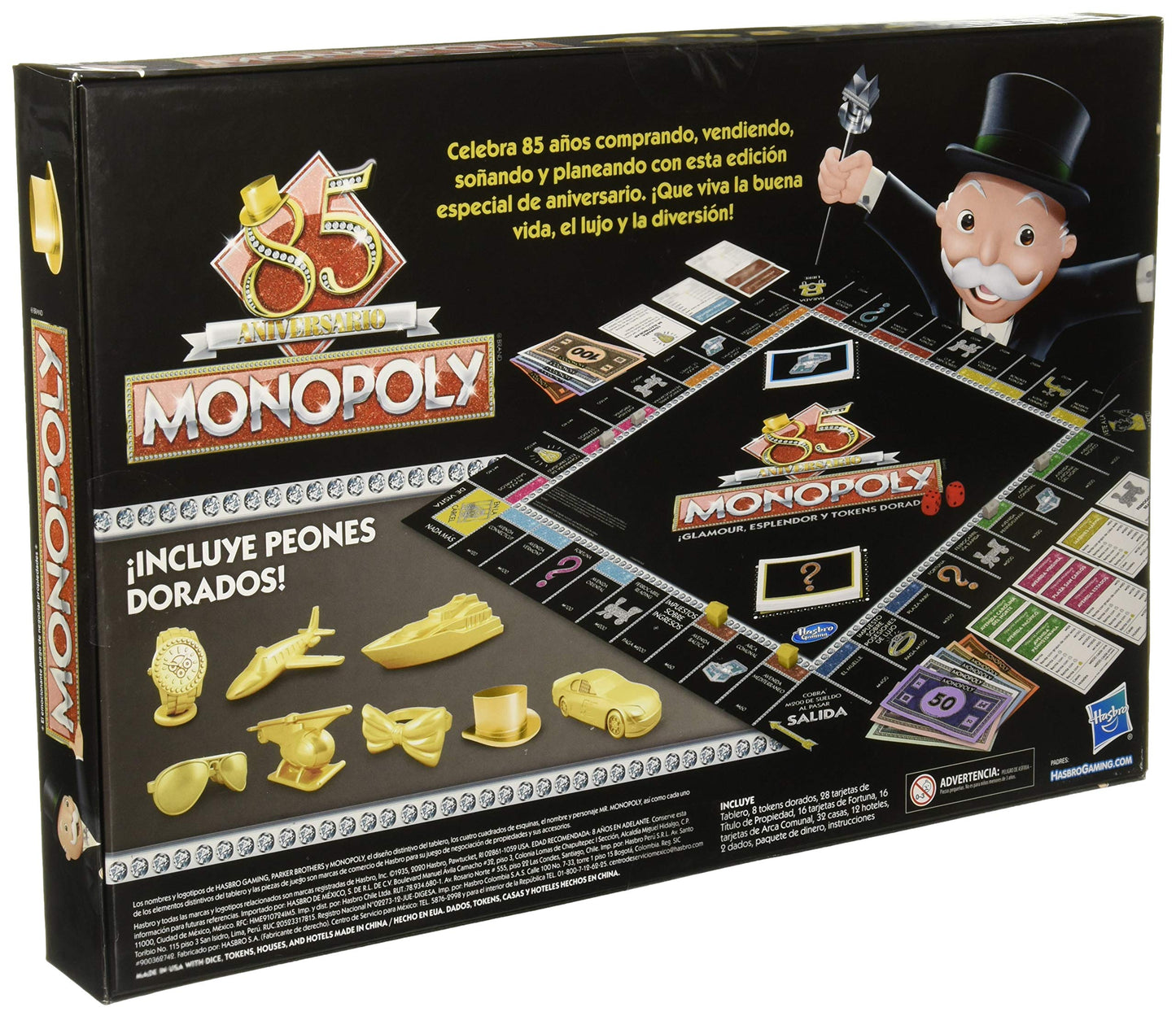 Monopoly 85th Anniversary Edition Board Game - Espanol