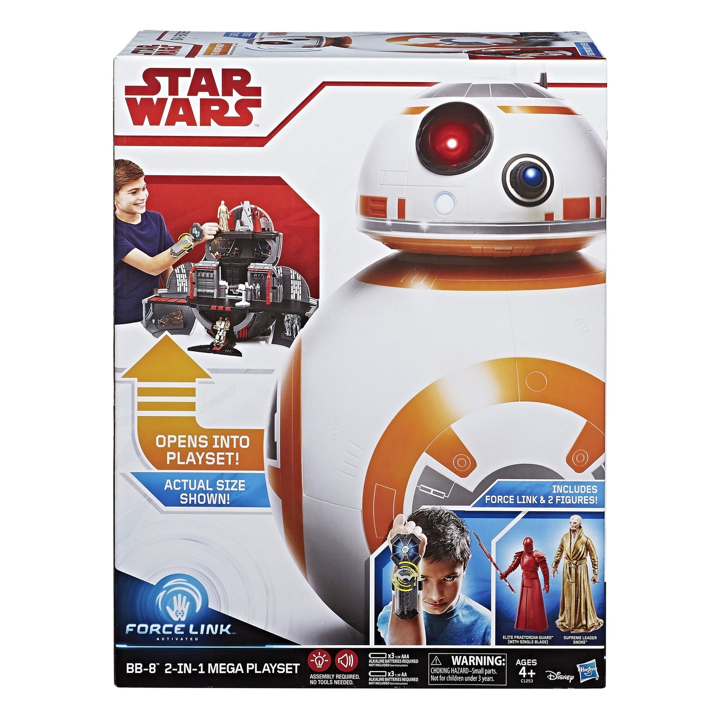 Star Wars Force Link BB-8 2-in-1 Mega Playset including Force Link