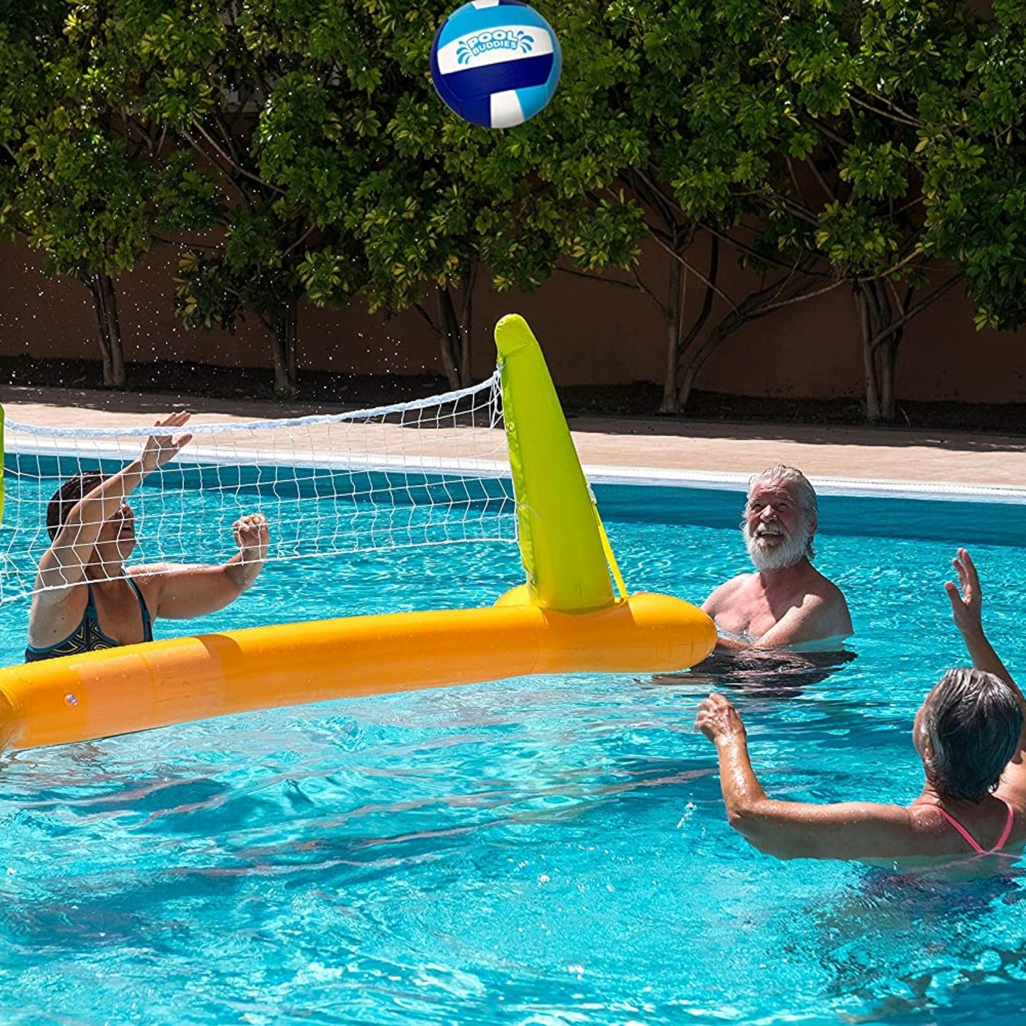 Botabee Swimming Pool Water Volleyball with Soft Cover - Pool Toys and Accessories, Lake Toys, Beach Toy for Teens - Regulation Size 26.5” Waterproof