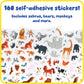 READY 2 LEARN Foam Stickers | Animals | Pack of 168 | Self-Adhesive Foam Stickers for Kids | Perfect for Crafts and Party Favors