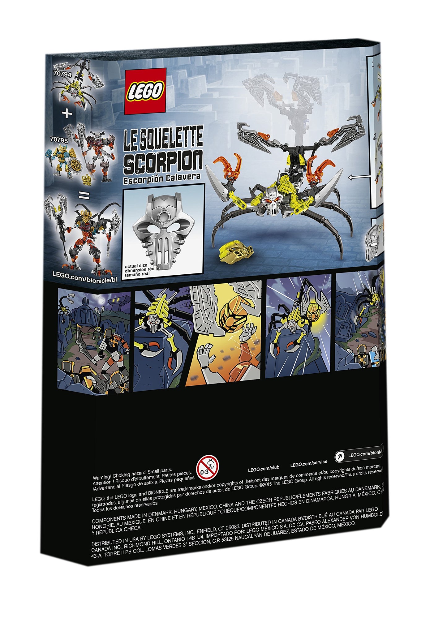 LEGO Bionicle 70794 Skull Scorpio Building Kit