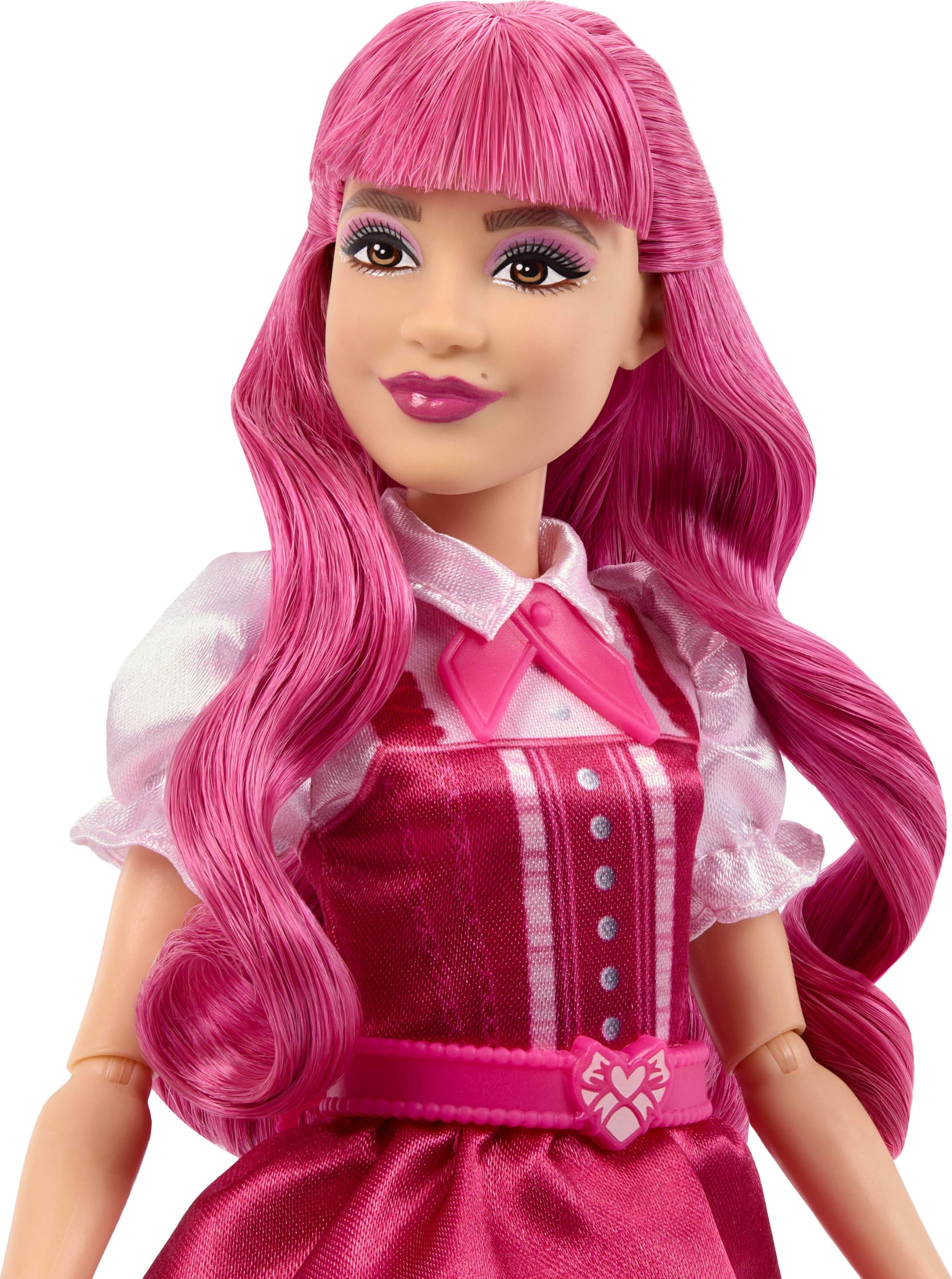 Mattel Disney Descendants: Wicked Wonderland Tea Party Reveal with 7 Surprises, a Pink Fashion Doll in Movie Inspired Clothes & Accessories