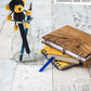 Puzzled DolliBu Black Bear Plush Pen - Cute & Soft Wild Life Stuffed Animal Ballpoint Novelty Pen Toy, Writing Pen Instrument For School & Office Desk