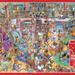 Cobble Hill 1000 Piece Puzzle - Doodletown: Bookshop Bedlam - Sample Poster Included