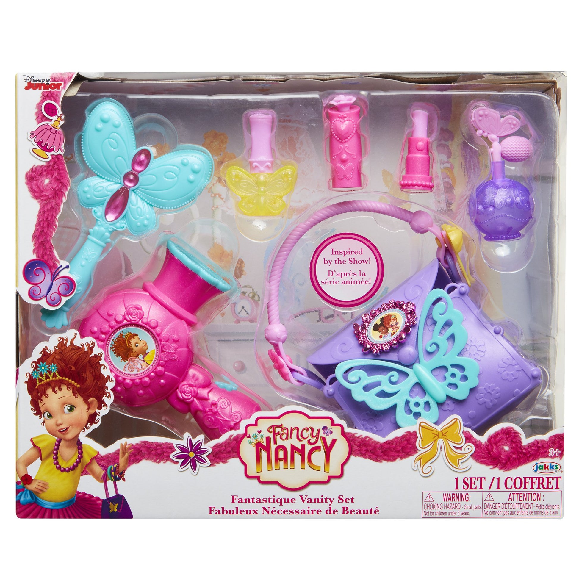 Fancy Nancy 77418 Fantastique Doll-Sized Vanity (6 Piece), Multicolor