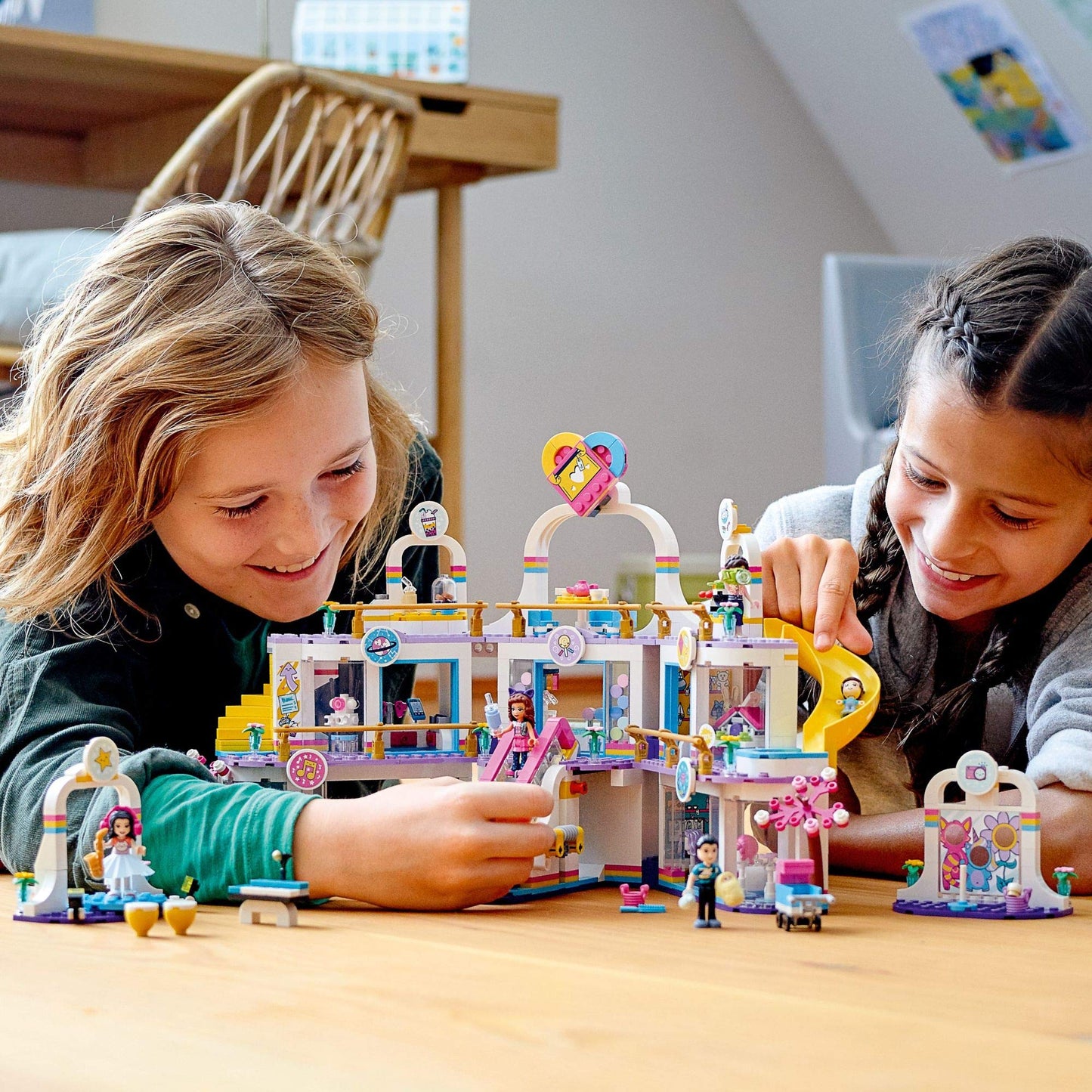 LEGO Friends Heartlake City Shopping Mall 41450 Building Kit; Includes Friends Mini-Dolls to Spark Imaginative Play; Portable Elements Make This a